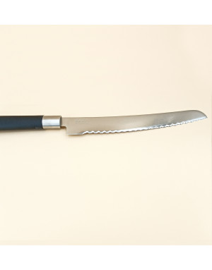 Kaï : Wasabi Black, Couteau à pain 23 cm japonais