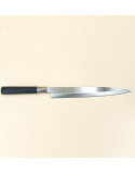 Wasabi Black, Couteau Yanagiba 24 cm, lame feuille de saule