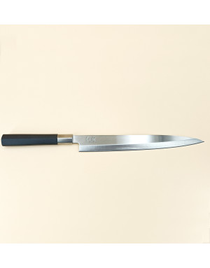 Kaï : Wasabi Black, Couteau Yanagiba 24 cm, lame feuille de saule