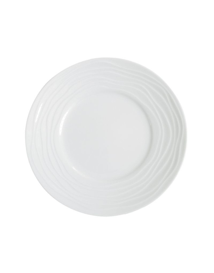 Onde Blanc Assiette à Dessert 21,5 cm