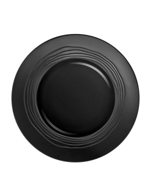 Escale Noir Assiette Plate 27,5 cm