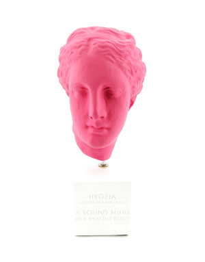 Sophia : Tête d'Hygie, Sculpture taille L, coloris Light Pink