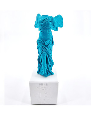 Sophia : Victoire de Samothrace, Sculpture taille M, coloris Turquoise
