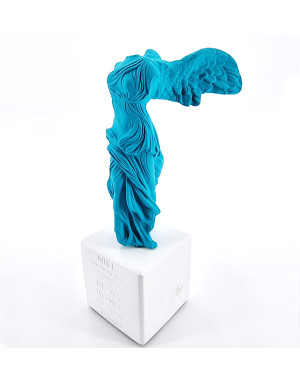 Sophia : Victoire de Samothrace, Sculpture taille M, coloris Turquoise