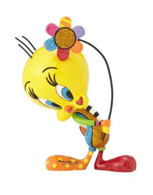 Enesco : Figurine Looney Tunes by Britto Titi avec fleur