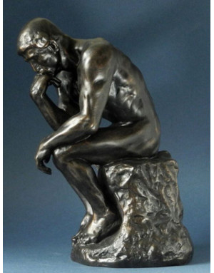 Parastone : Sculpture Le Penseur de Rodin, Reproduction de  23 Cm