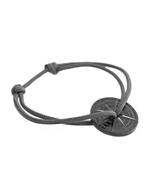 L'Horizon bracelet anthracite, pièce noire asphalte