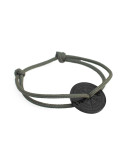 L\'Émeraude, bracelet noir asphalte