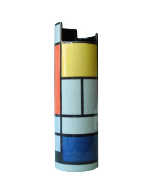  Parastone : Vase en céramique, "Composition" de Mondrian, 25 cm