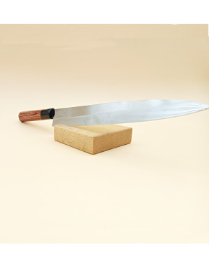 Kaï : Seki Magoroku Red Wood, Couteau Yanagiba 21 cm, lame feuille de saule