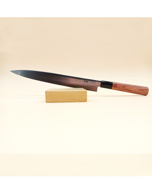 Kaï : Seki Magoroku Red Wood, Couteau Yanagiba 21 cm, lame feuille de saule