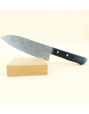 Satake : Nashiji, Couteau Santoku 17 cm japonais, lame martelée