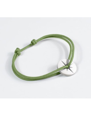 Le Vent à la française : Poirier, bracelet solaire corde kaki