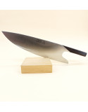 The Knife, Couteau de chef 26 cm « réinventé » forgé, manche grenadille