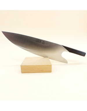 Güde : The Knife, Couteau de chef 26 cm « réinventé » forgé, manche grenadille