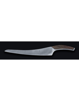 Güde : Synchros, Couteau à trancher 26 cm forgé, manche en chêne
