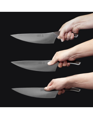 Güde : Synchros, Couteau à trancher 26 cm forgé, manche en chêne
