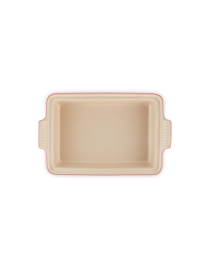 Plat à four rectangulaire avec couvercle  33 x 23 cm, rouge 