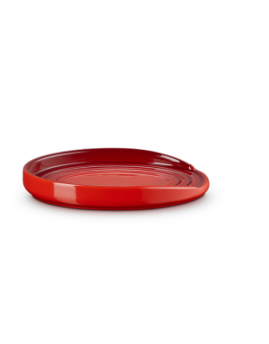 Le Creuset : Repose cuillère Ovale, en céramique Rouge cerise 