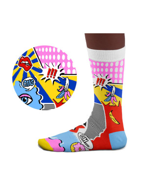 Sock Affairs : Chaussettes « Pop Art », hommage à cet art majeur