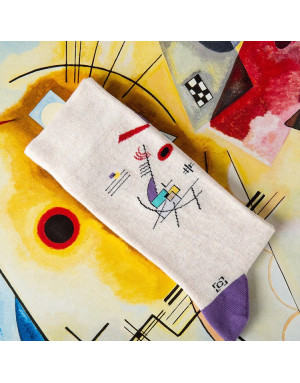 Sock Affairs : Chaussettes d'après " Jaune Rouge Bleu" de V. Kandinsky