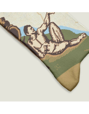 Sock Affairs : Chaussettes d'après La Création d'Adam de Michelangelo