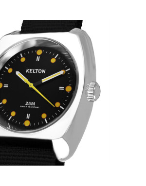 Kelton : "RC2 Nato" Montre bracelet en Nylon Noir