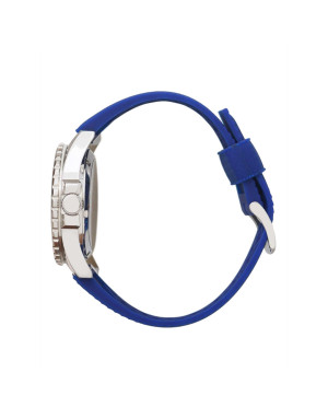 Kelton : "Mille" Montre bracelet en silicone bleu étanche 