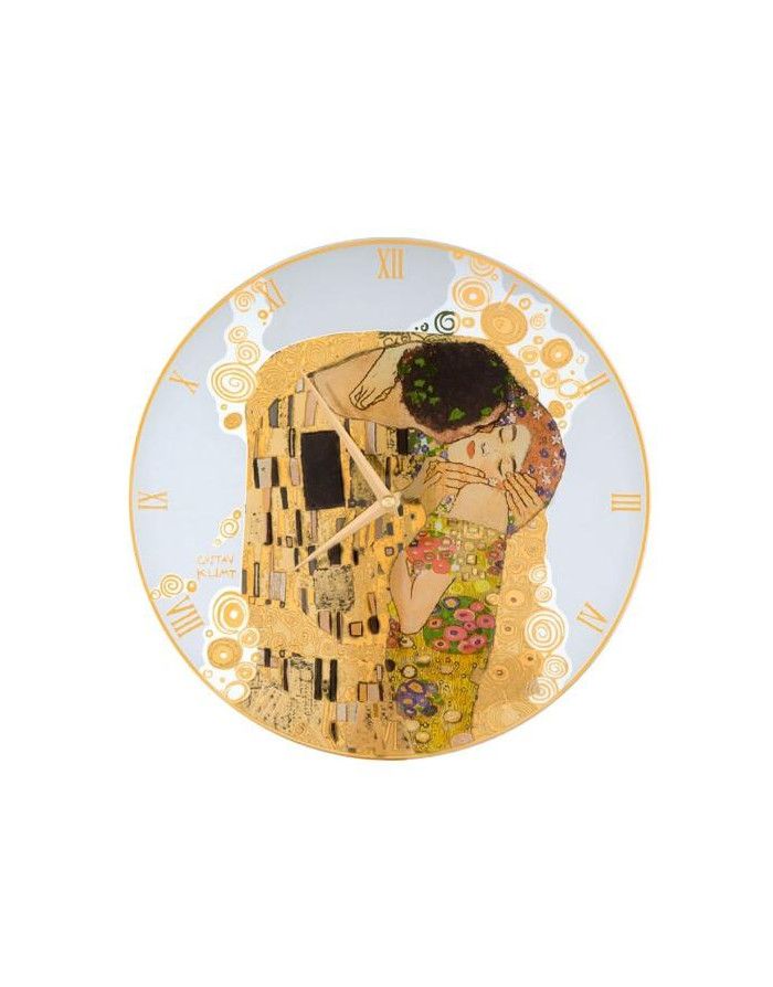Goebel : Horloge murale, Le Baiser de Klimt, 30 Cm