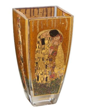 Goebel : Vase , Le Baiser de Klimt, 16 Cm