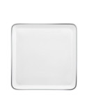 Yaka Argentic - 6 Assiettes carrées bord platine - Médard Noblat