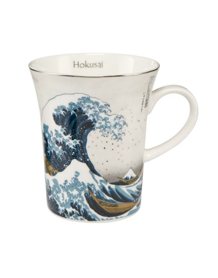 Goebel : Mug, La Vague Argenté, de Hokusai