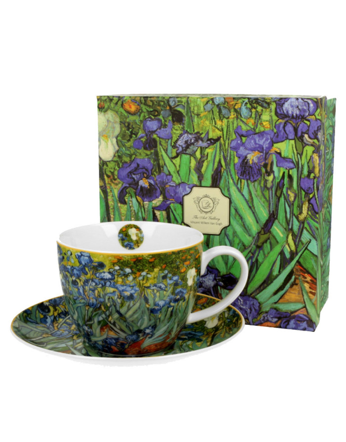 Duo Gift ; Iris de Van Gogh, Tasse Jumbo