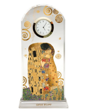 Goebel : Pendule à poser le Baiser de Klimt 