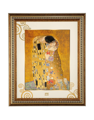 Goebel : Tableau, Le Baiser de Klimt 48 x 58 cm