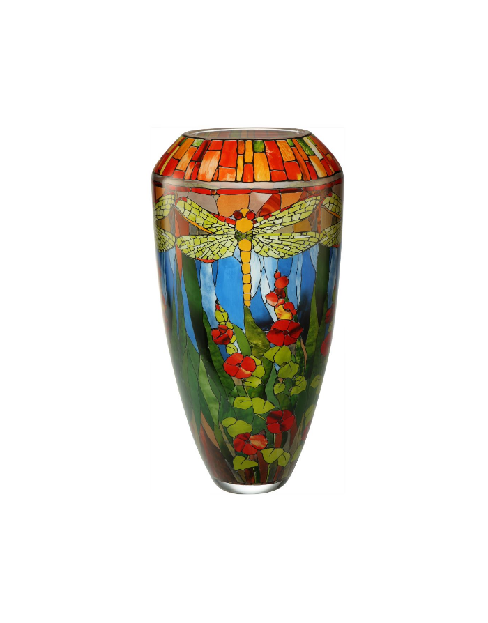 Goebel : Vase haut, Libellule de Tiffany