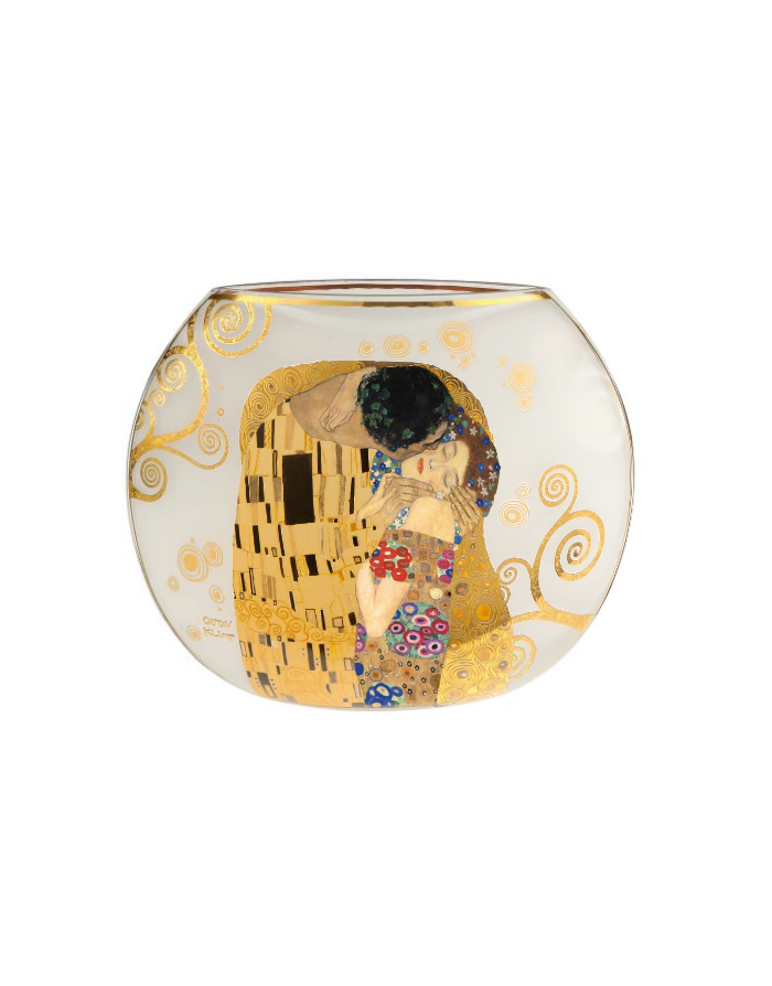 Goebel : Vase rond, Le Baiser de Gustav Klimt 22 cm 