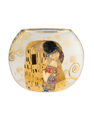 Goebel : Vase rond, Le Baiser de Gustav Klimt 22 cm 