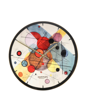 Goebel : Horloge murale, Cercles encerclés de Kandinsky