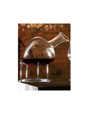 IVV : Cantico La Sposa carafe à vin 0.75L avec support en métal