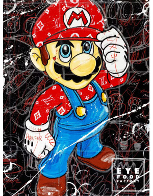 Eyefood Factory : Super Mario, Tableau 60 x 45 cm 
