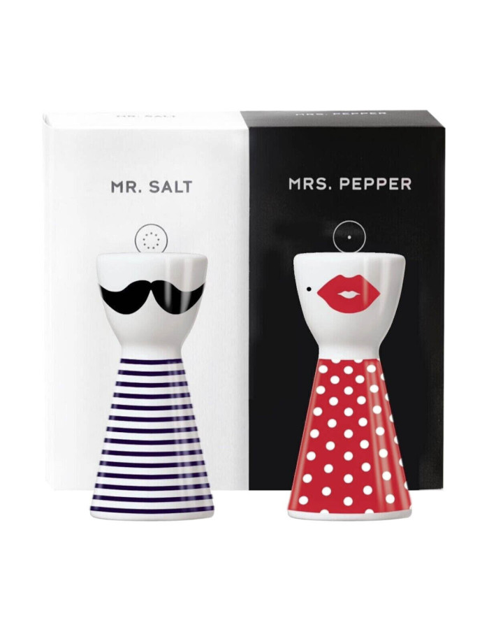Ritzenhoff : Mr Salt & Mrs Pepper, salière & poivrière de Pietro Chiera