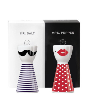 Ritzenhoff : Mr Salt & Mrs Pepper, salière & poivrière de Pietro Chiera