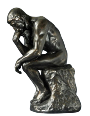Parastone : Sculpture Le Penseur de Rodin, reproduction de 38cm