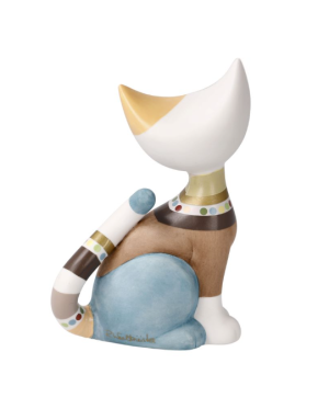 Goebel : Nero, figurine chat lune de Rosina Wachtmeister