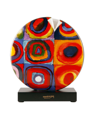 Goebel : Vase rond sur socle, Etude de couleurs par Kandinsky
