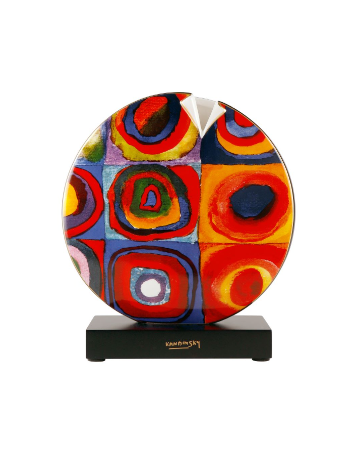 Goebel : Vase rond sur socle, Etude de couleurs par Kandinsky