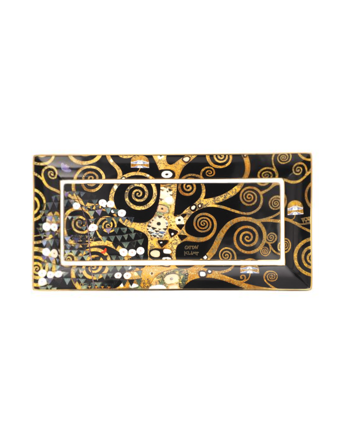 Goebel : Vide poche rectangulaire, L'arbre de vie par Klimt