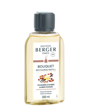 Maison Berger : Poussière d'ambre, Recharge 200ml pour bouquet parfumé