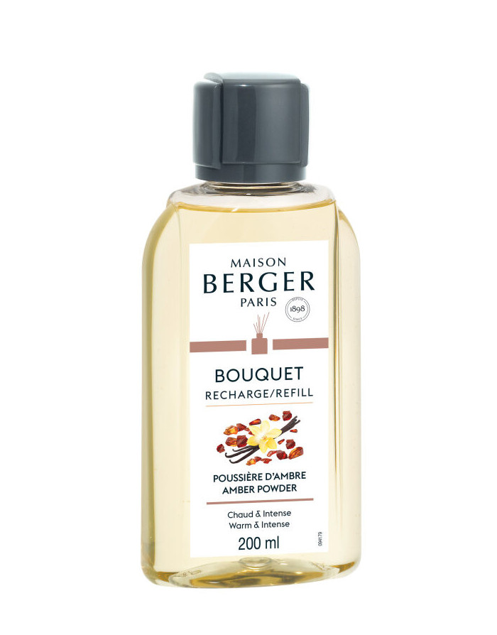 Maison Berger : Poussière d'ambre, Recharge 200ml pour bouquet parfumé